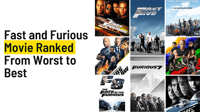 Fast and Furious Movies Ranked